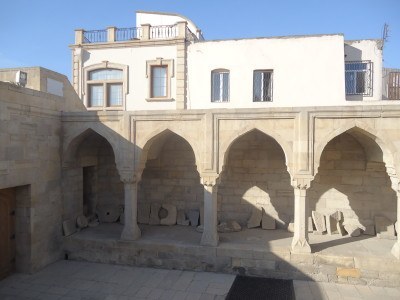 Inside the Palace of the Shirvanshahs, Baku, Azerbaijan