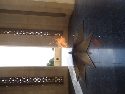 The eternal flame in Baku