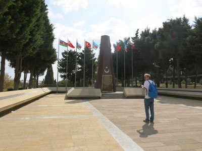 Martyrs Lane (Sahidler Xiyabani), Baku, Azerbaijan