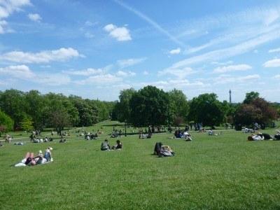 Lovely day at the park in Primrose Hill, London