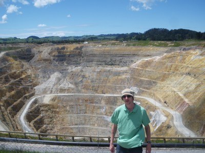 Amazing views at Waihi Gold Mines.