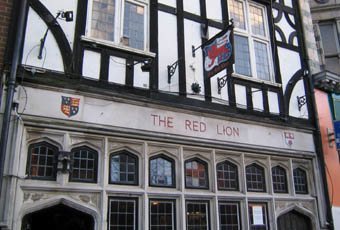 The famous Red Lion pub in Southampton